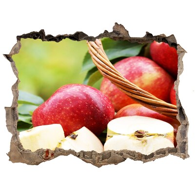 Wandtattoos Mauerdurchbruch Süße Äpfel im Korb