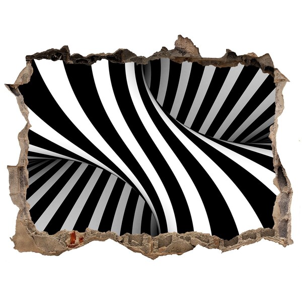 3D Wandsticker Loch Optische Täuschung in der Wand