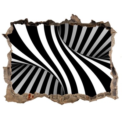 3D Wandsticker Loch Optische Täuschung in der Wand