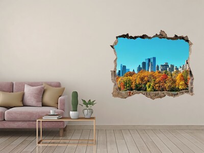 3D Wandsticker Loch Herbst in New York