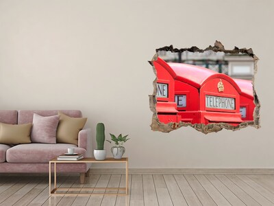 Wandtattoos Loch Britische Telefonzellen