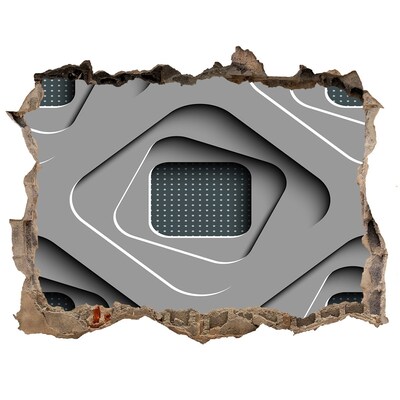 Wandfolien Loch in der Wand Modernes Design aus Beton