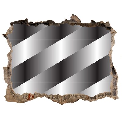 Wandtattoos Loch Illusion einer zerbrochenen Mauer