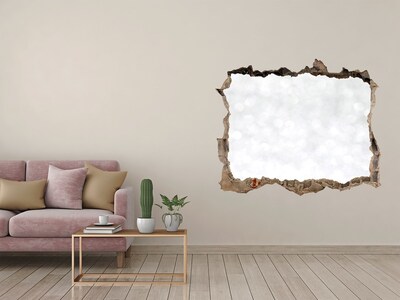 Wandtattoos Loch Zerbrochene Mauer mit Bokeh-Effekt
