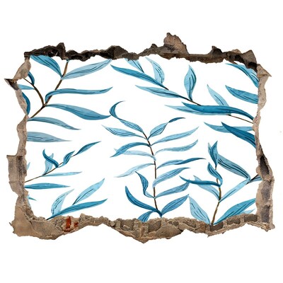 Wandfolien Loch in der Wand Eine grüne Oase aus Beton