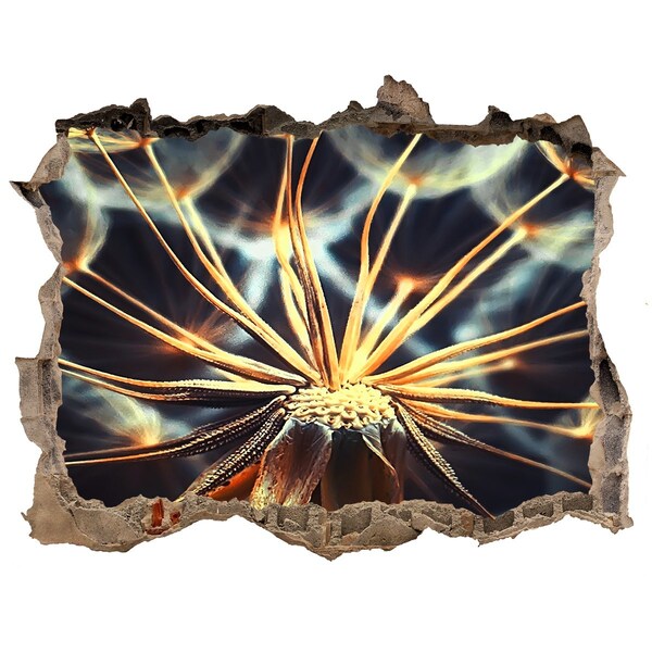 Wandtattoos Mauerdurchbruch Blume aus dem Feuer