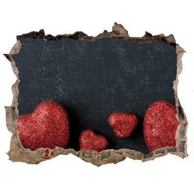 Wandtattoos Loch Ein Herz in Trümmern