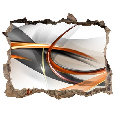 Wandfolien Loch in der Wand Abstrakter Farbaustritt