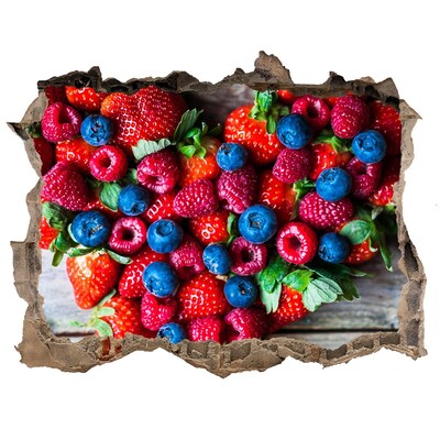 3D Wandsticker Loch Fruchtparadies