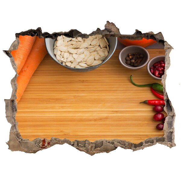 Wandtattoos Loch Küchenblick hinter der Wand