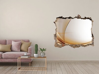 3D Wandsticker Loch Abstrakter Raum hinter der Wand