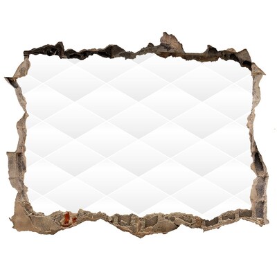 Wandtattoos Mauerdurchbruch Eine zerbrochene Mauer mit Blick in die Leere