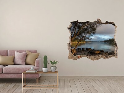 3D Wandtattoos Loch in der Wand Ruhe am Wasser