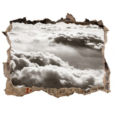 Wandtattoos Loch Blick auf die Wolken