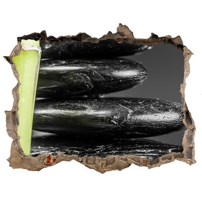 3D Wandtattoos Loch in der Wand Spa-Steine