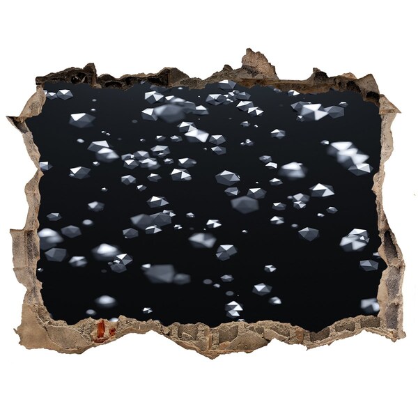 3D Wandtattoos Loch in der Wand Kosmische Tiefe