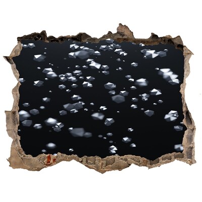 3D Wandtattoos Loch in der Wand Kosmische Tiefe