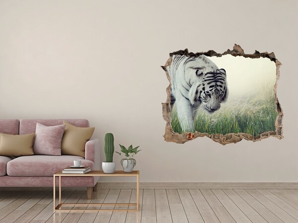 3D Wandtattoos Loch in der Wand Tiger in freier Wildbahn