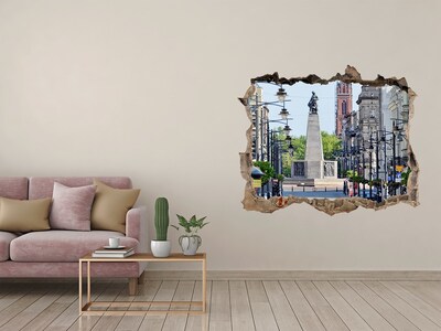 Wandtattoos Loch Straße mit einem Denkmal