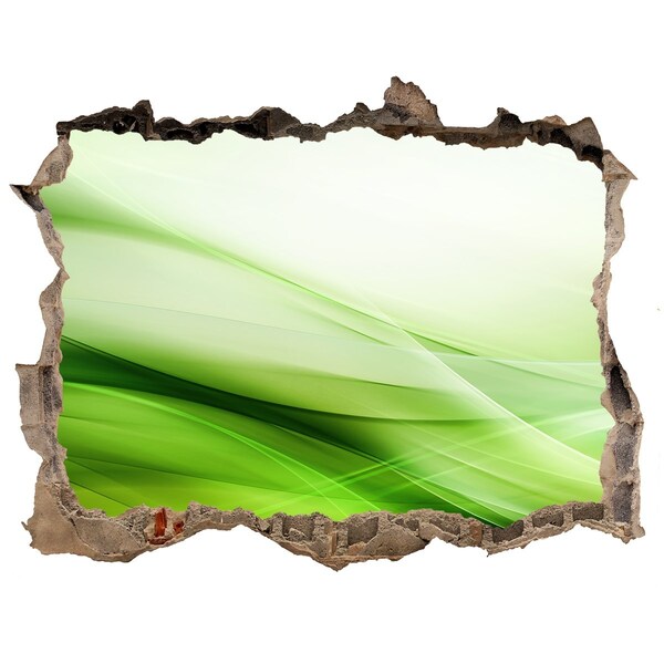 3D Wandsticker Loch Grünfläche hinter dem Loch