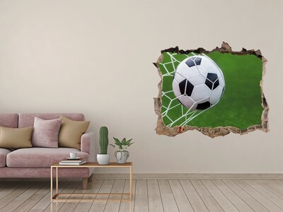Wandfolien Loch in der Wand Ein Tor im Fußball
