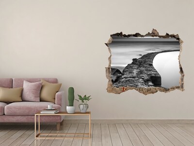 Wandtattoos Loch Steinboulevard am Meer