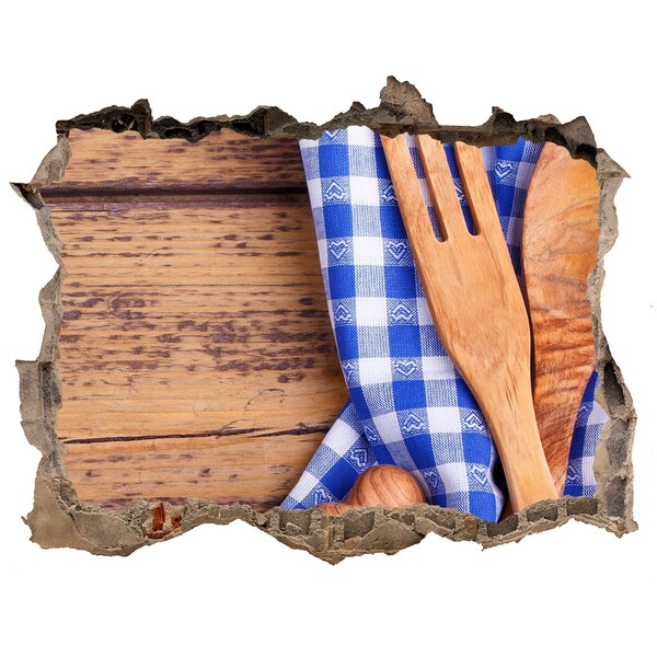 3D Wandtattoos Loch in der Wand Kulinarische Ecke