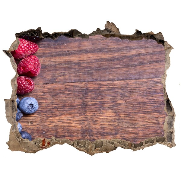 3D Wandtattoos Loch in der Wand Ein Obstparadies in einer Ruine