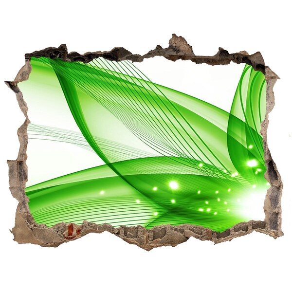 Wandtattoos Loch Grüne Lichtwelle