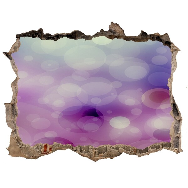 3D Wandtattoos Loch in der Wand Buntes Loch in der Wand