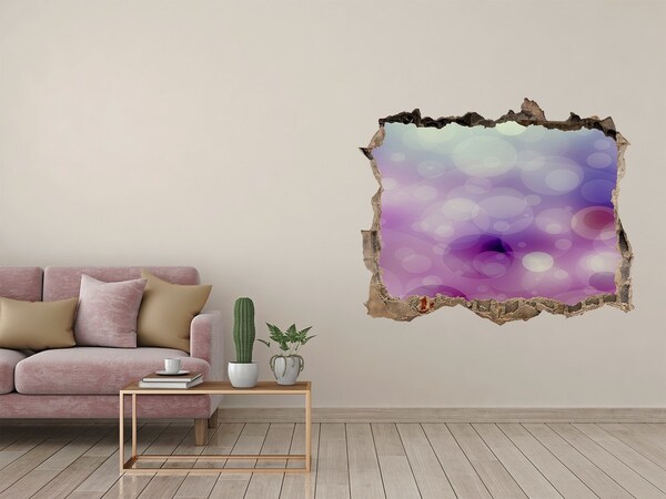 3D Wandtattoos Loch in der Wand Buntes Loch in der Wand