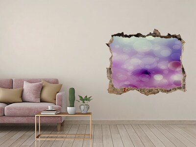 3D Wandtattoos Loch in der Wand Buntes Loch in der Wand