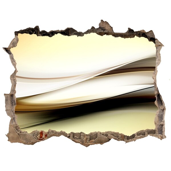 3D Wandtattoos Loch in der Wand Abstrakte Landschaft in einem Loch in der Wand