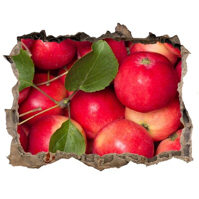 3D Wandsticker Loch Das Apple-Paradies hinter der Mauer