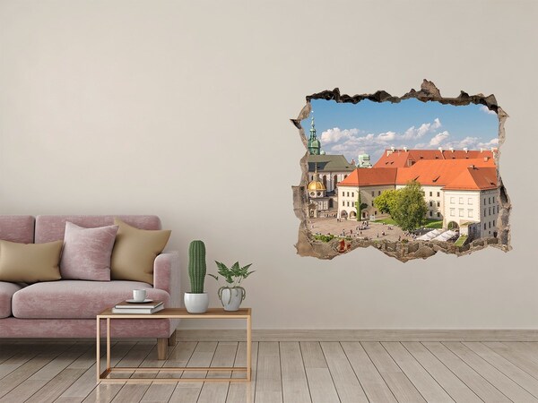 3D Wandtattoos Loch in der Wand Krakaus Altstadt