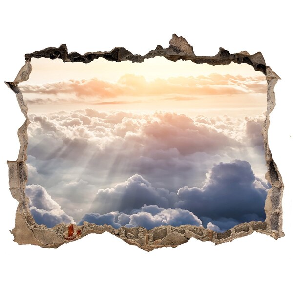 Wandtattoos Loch Der Himmel ist voller Wolken.