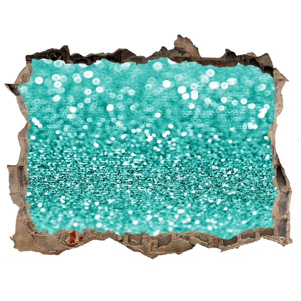 Wandfolien Loch in der Wand Sprudelwasser aus einem kleinen Laden