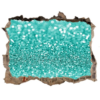 Wandfolien Loch in der Wand Sprudelwasser aus einem kleinen Laden