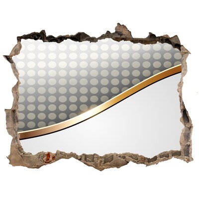 Wandtattoos Mauerdurchbruch Zerbrochene Spiegelwand