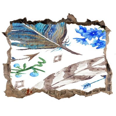 3D Wandsticker Loch Eine geheimnisvolle Oase im Dschungel