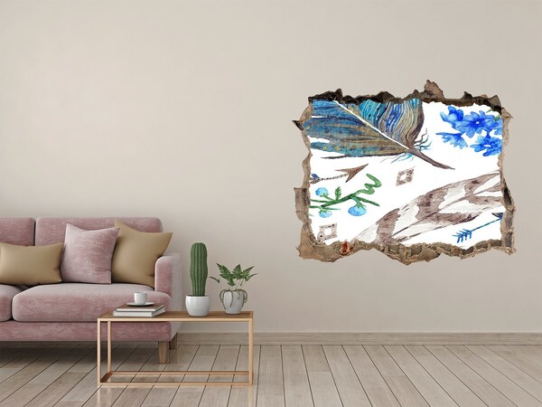 3D Wandsticker Loch Eine geheimnisvolle Oase im Dschungel