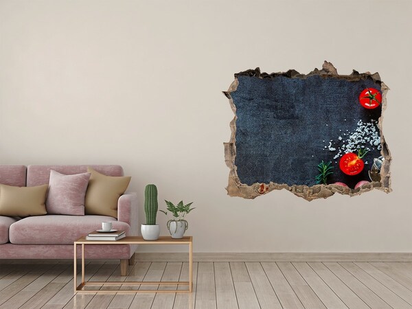 3D Wandtattoos Loch in der Wand Der Charme eines unscheinbaren kulinarischen Erlebnisses