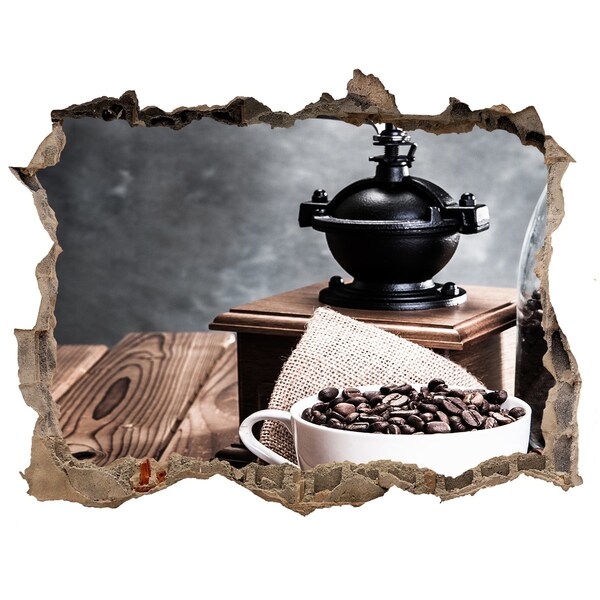Wandtattoos Mauerdurchbruch Vintage-Kaffeeecke