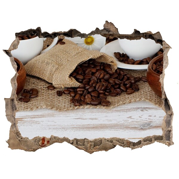 Wandtattoos Mauerdurchbruch Kaffee in natürlicher Umgebung