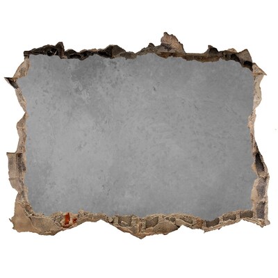 Wandfolien Loch in der Wand Rissige Wand mit Blick auf den Beton