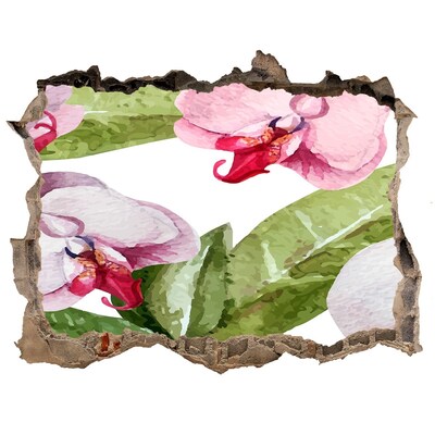 Wandtattoos Mauerdurchbruch Ein Blumenparadies hinter den Mauern