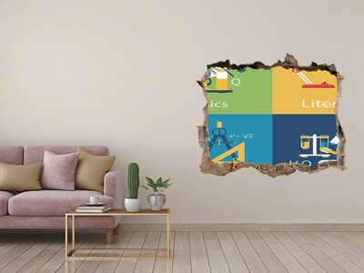 Wandtattoos Mauerdurchbruch Wissenschaft in Aktion