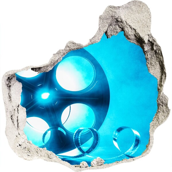 Mauerdurchbruch Aufkleber Kino in Aktion