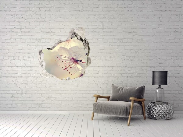 Wandtattoos Loch in der Wand Ein floraler Traum hinter der Mauer