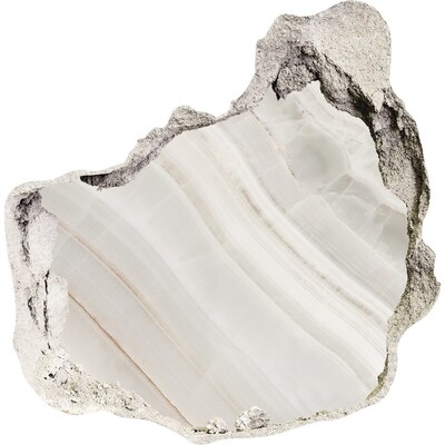 Wandfolien Loch in der Wand Steinriss mit Alabaster